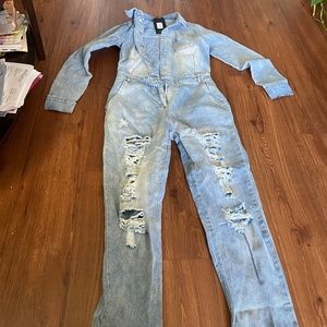 Jean jumpsuit new! Size 6